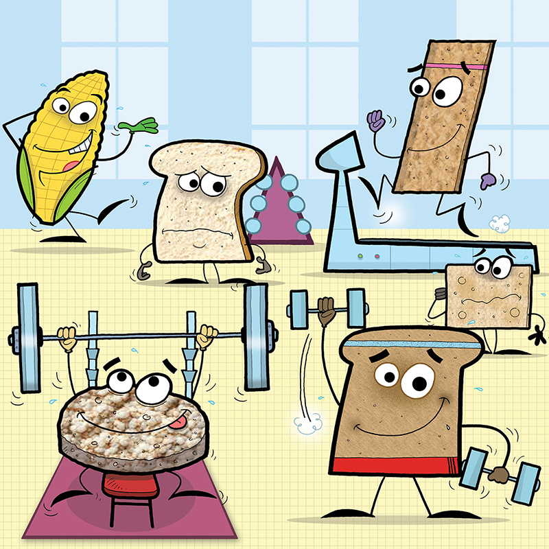 Healthy Eating, Magazine Illustration