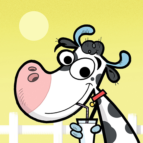 Cow Character Brand Identity